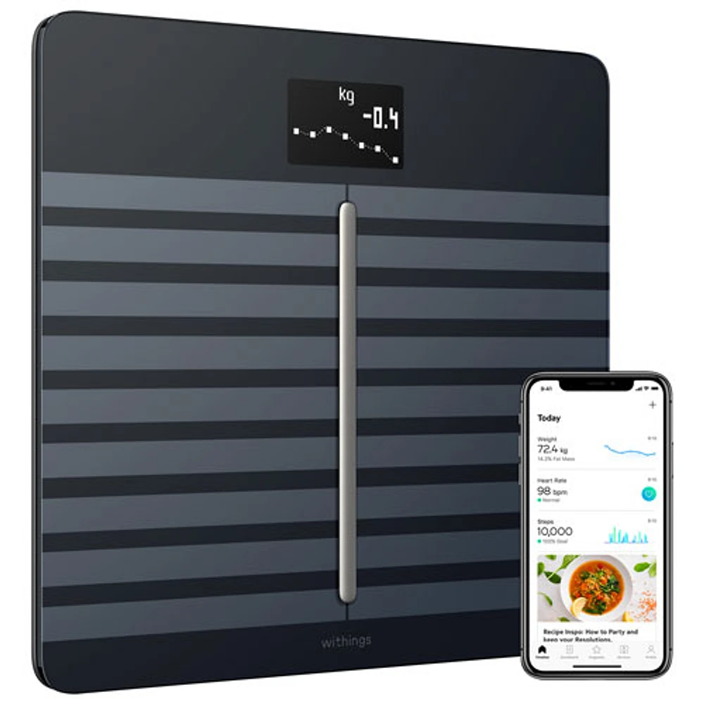 Withings Body Cardio Wi-Fi/Bluetooth Smart Scale - Black