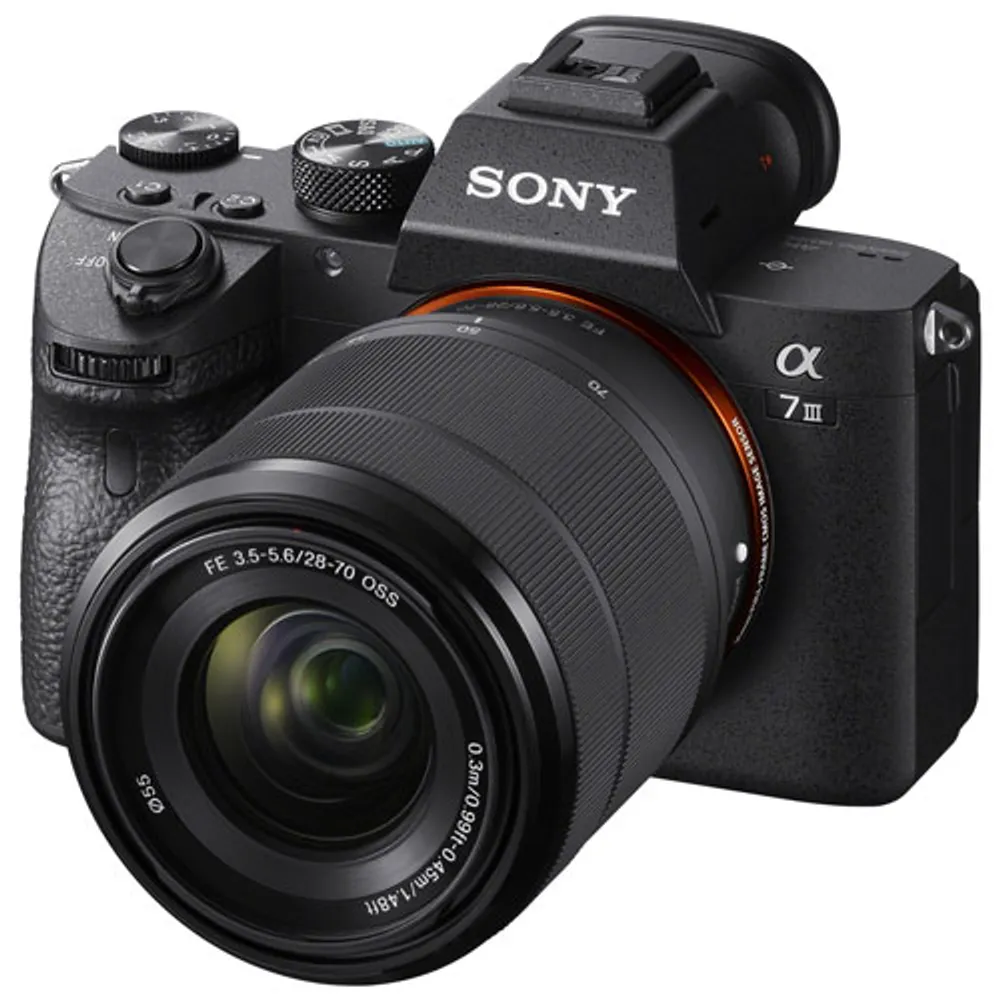 Sony Alpha a7 III Full-Frame Mirrorless Vlogger Camera with 28-70mm OSS Lens Kit