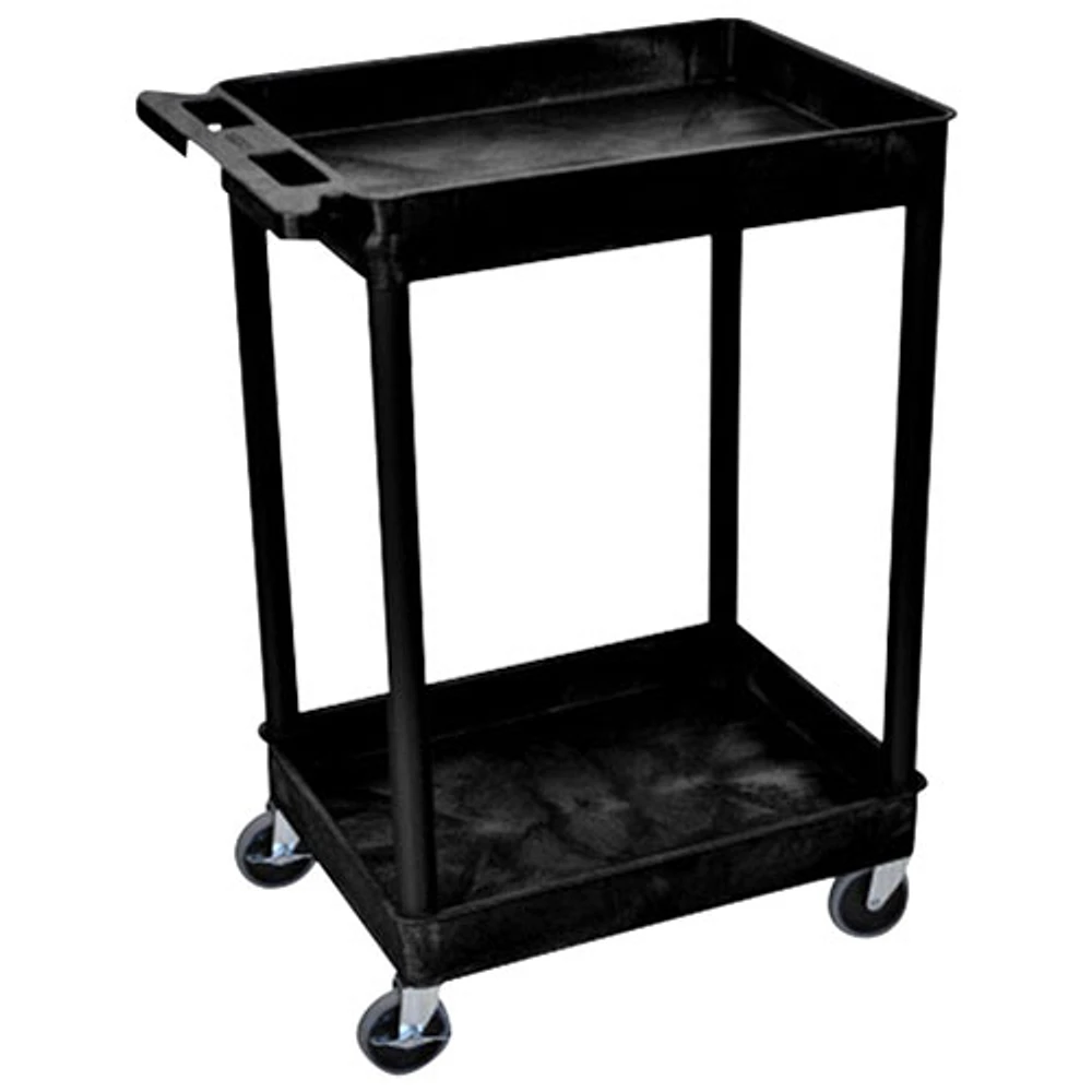 Luxor 2-Shelf Tub Cart - (STC11-B)