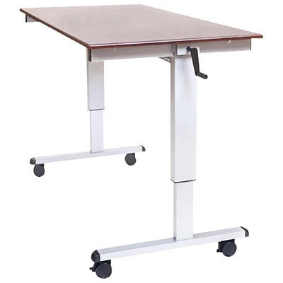 Luxor 60"W Crank Adjustable Standing Up Desk (STANDUP-CF60-DW)