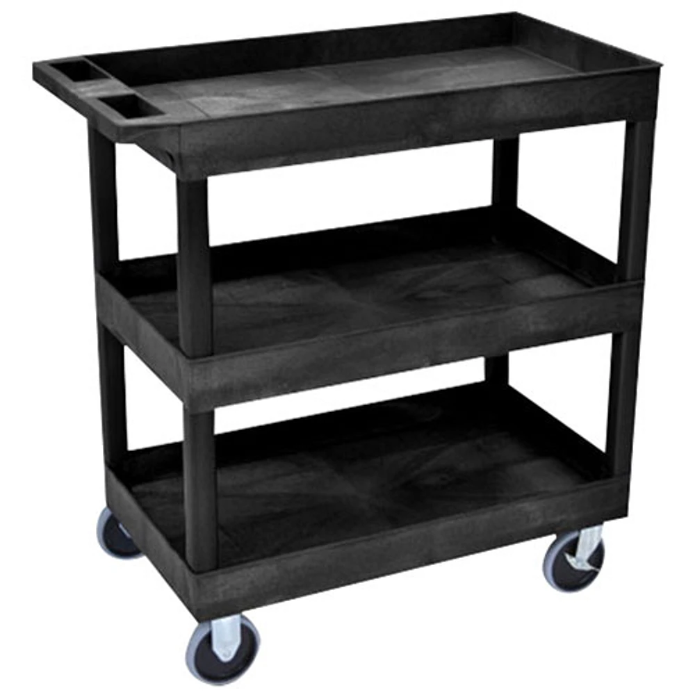 Luxor 32" x 18" Tub Cart with Three Shelves (EC111HD-B)