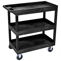 Luxor 32" x 18" Tub Cart with Three Shelves (EC111HD-B)