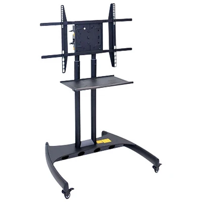 Luxor 60" Adjustable-Height Rotating TV Stand + Mount (FP3500) - Black