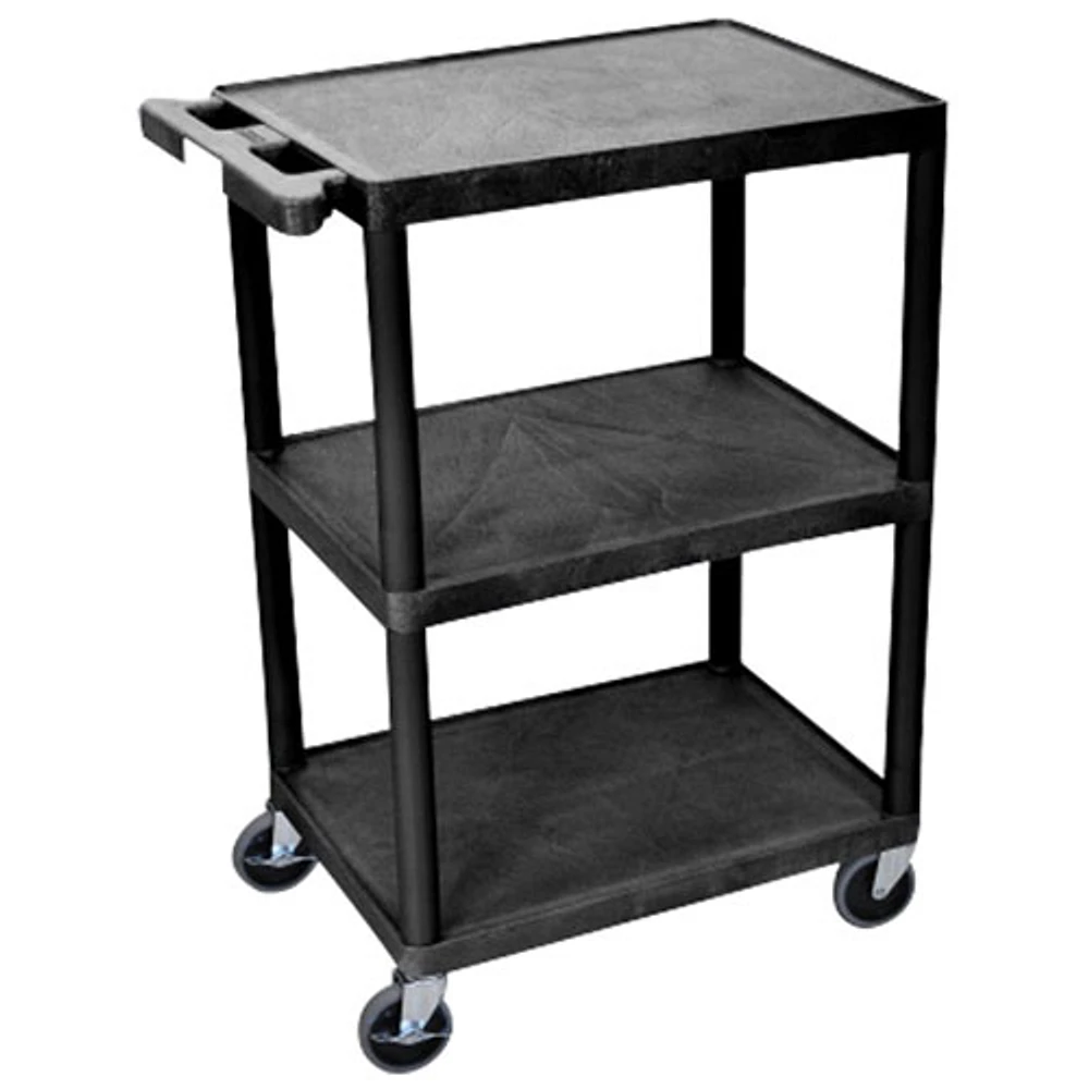 Luxor 3-Shelf Utility Cart (HE34-B)