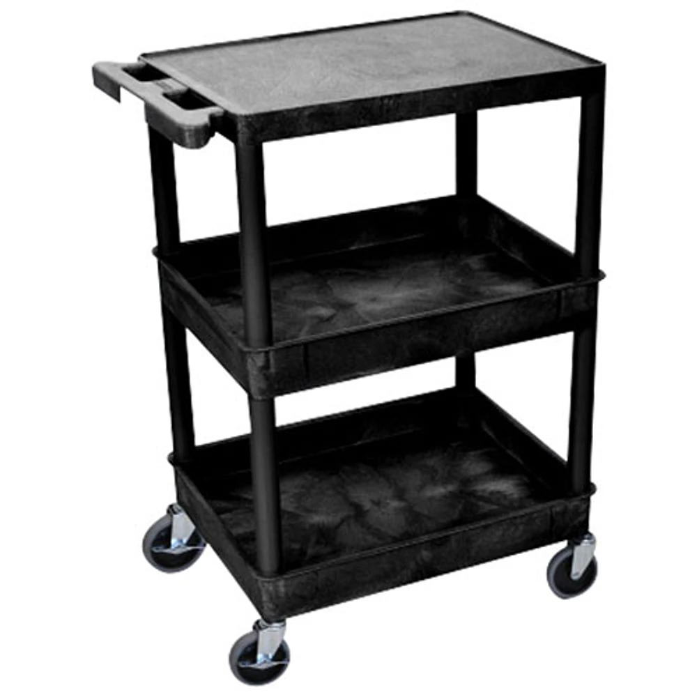 Luxor 3-Shelf Utility Cart (STC211-B)