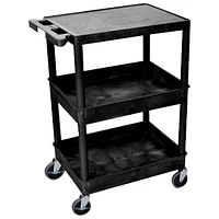 Luxor 3-Shelf Utility Cart (STC211-B)