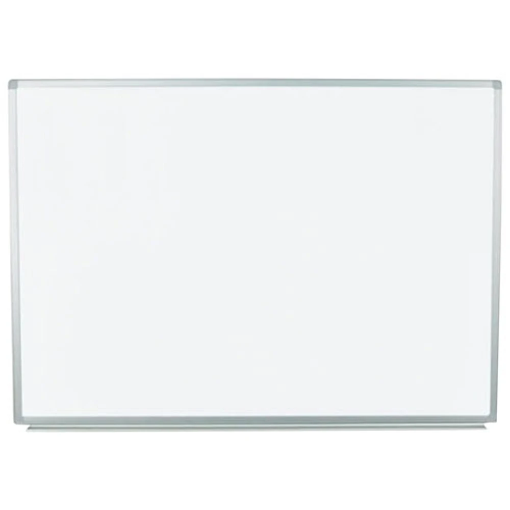 Luxor 48"W Wall-Mounted Magnetic Whiteboard (WB4836W) - White