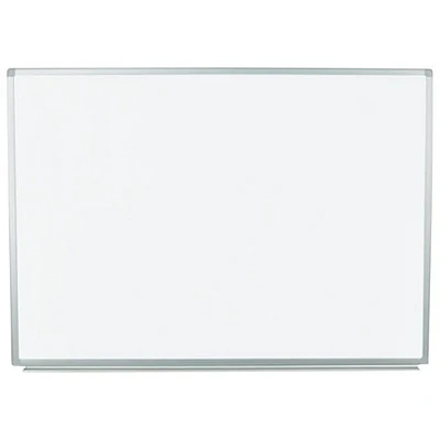 Luxor 48"W Wall-Mounted Magnetic Whiteboard (WB4836W) - White