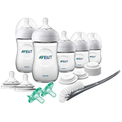 Philips Avent Natural 9 oz./4 oz. Baby Bottle Set - Clear