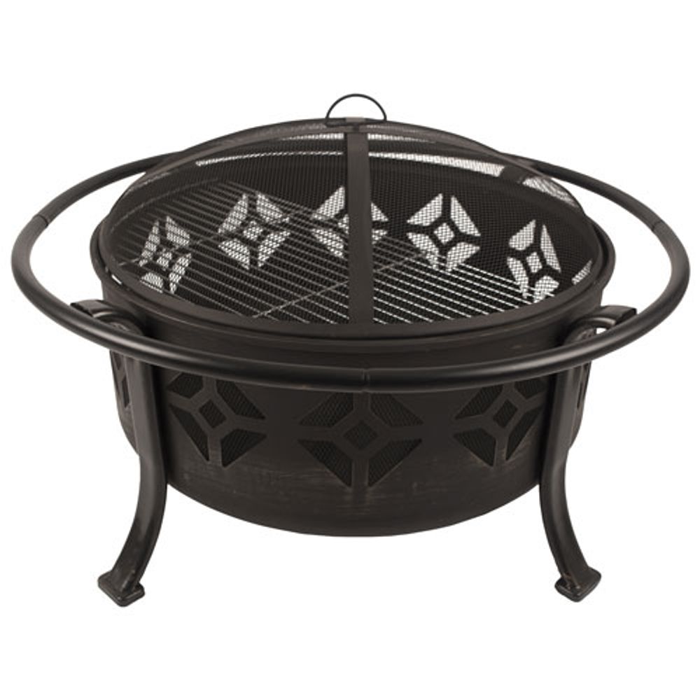 Pleasant Hearth Sunderland Freestanding Wood Burning Fire Pit