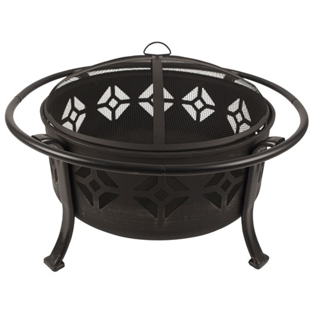 Pleasant Hearth Sunderland Freestanding Wood Burning Fire Pit