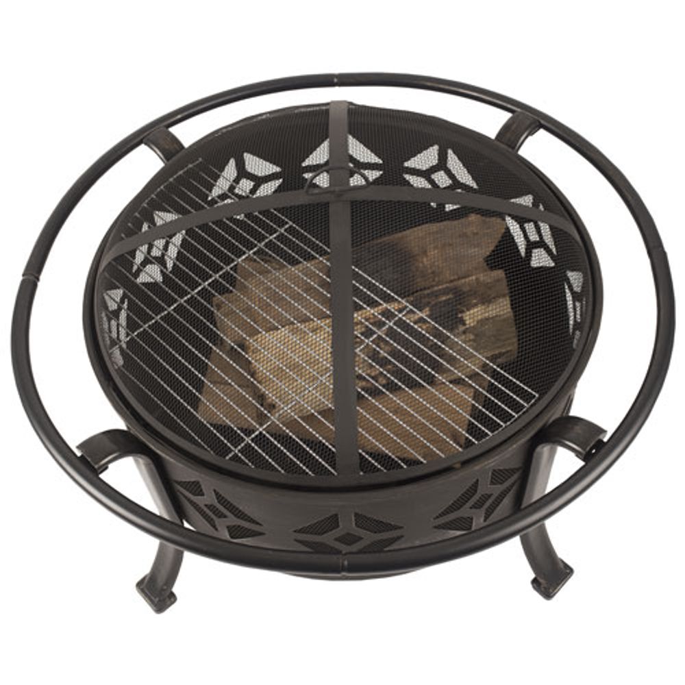 Pleasant Hearth Sunderland Freestanding Wood Burning Fire Pit