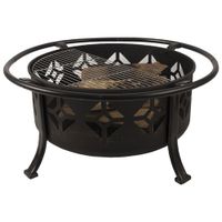 Pleasant Hearth Sunderland Freestanding Wood Burning Fire Pit