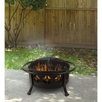 Pleasant Hearth Sunderland Freestanding Wood Burning Fire Pit