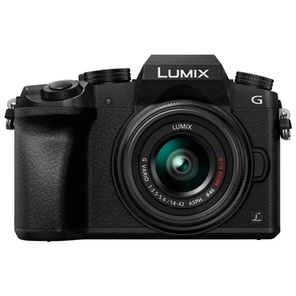 Appareil photo sans miroir LUMIX G7 de Panasonic avec objectifs 14-42 mm et 45-150 mm