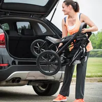 Poussette de jogging Victory Plus d'Evenflo avec siège d'auto pour bébé LiteMax - Malibu