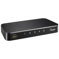 Rocketfish 4-Port 4K HDMI Switch - Black - Only at Best Buy