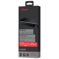 Commutateur HDMI 4K à 4 ports de Rocketfish - Noir - Exclusivité Best Buy