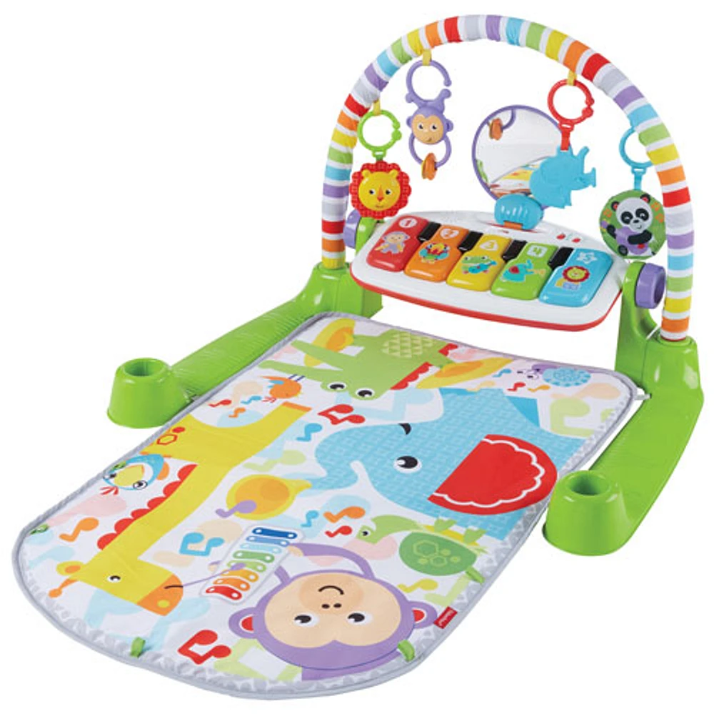 Fisher-Price Deluxe Kick & Play Piano Gym - Green