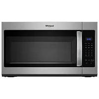 Whirlpool Over-The-Range Microwave - 1.7 Cu. Ft. - Black/Stainless Steel