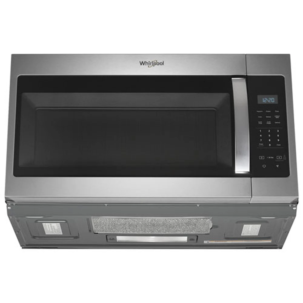 Whirlpool Over-The-Range Microwave - 1.7 Cu. Ft. - Black/Stainless Steel