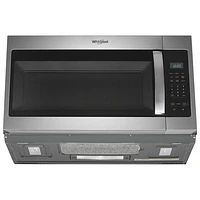 Whirlpool Over-The-Range Microwave - 1.7 Cu. Ft. - Black/Stainless Steel