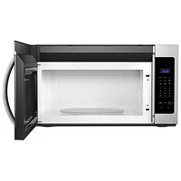 Whirlpool Over-The-Range Microwave - 1.7 Cu. Ft. - Black/Stainless Steel