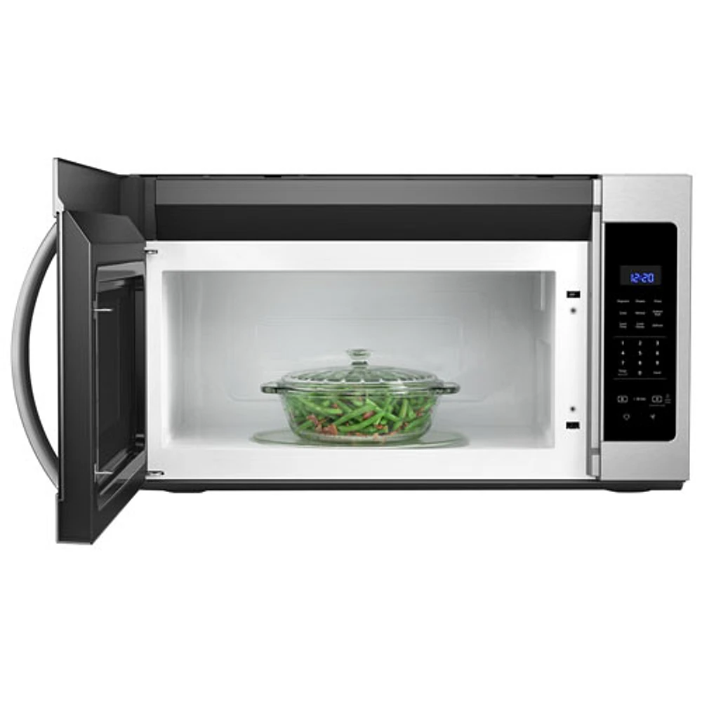 Whirlpool Over-The-Range Microwave - 1.7 Cu. Ft. - Black/Stainless Steel