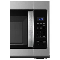 Whirlpool Over-The-Range Microwave - 1.7 Cu. Ft. - Black/Stainless Steel