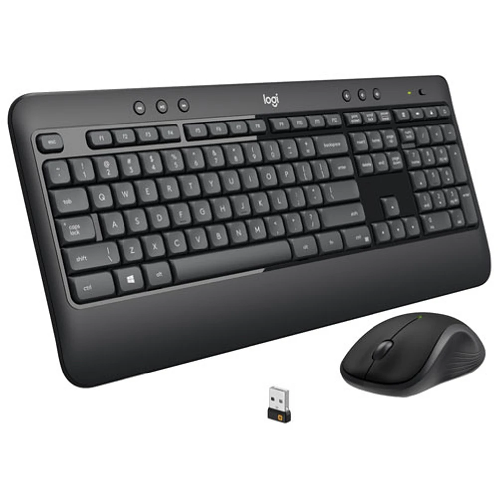 Ensemble avec clavier et souris optique sans fil MK540 de Logitech