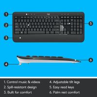 Logitech MK540 Wireless Optical Keyboard & Mouse Combo