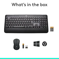 Logitech MK540 Wireless Optical Keyboard & Mouse Combo - French