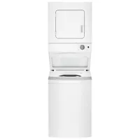 Whirlpool 1.9 Cu. Ft. Electric Washer & 3.4 Cu. Ft. Dryer Laundry Centre (YWET4024HW) - White