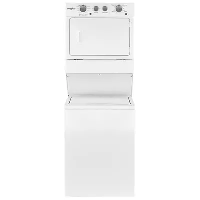 Whirlpool 4 Cu. Ft. Electric Washer & Dryer Laundry Centre (YWET4027HW) - White