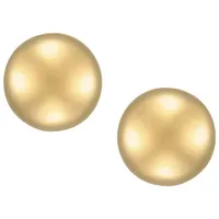 Kids Classic Yellow Gold Ball Stud & Gold Ball Sleeper Earring Set