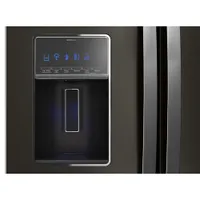 Whirlpool 36" 26.8 Cu. Ft. French Door Refrigerator (WRF757SDHV) - Black Stainless Steel