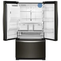 Whirlpool 36" 26.8 Cu. Ft. French Door Refrigerator (WRF757SDHV) - Black Stainless Steel