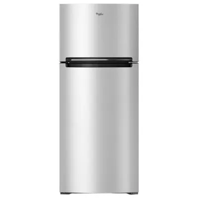 Réfrigérateur congélateur supérieur 17,6 pi³ 28 po, éclairage DEL de Whirlpool (WRT518SZFG) - Acier