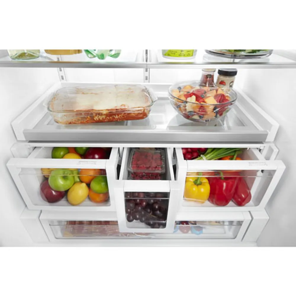 Whirlpool 36" 26.8 Cu. Ft. French Door Refrigerator (WRF757SDHZ) - Stainless Steel