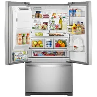 Whirlpool 36" 26.8 Cu. Ft. French Door Refrigerator (WRF757SDHZ) - Stainless Steel