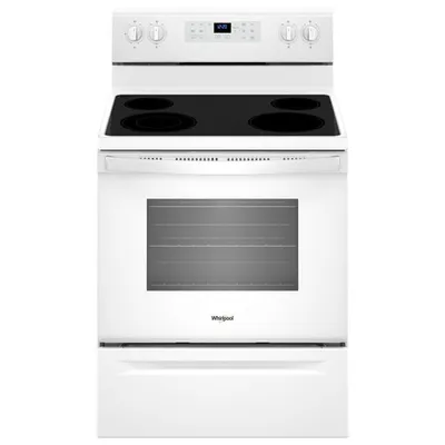 Whirlpool 30" 5.3 Cu. Ft. True Convection Freestanding Electric Range (YWFE521S0HW) - White