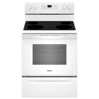 Whirlpool 30" 5.3 Cu. Ft. True Convection Freestanding Electric Range (YWFE521S0HW) - White