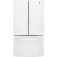 GE 36" 26.7 Cu. Ft. French Door Refrigerator with Water Dispenser (GNE27JGMWW) - White