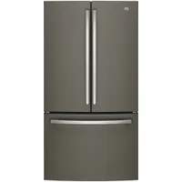 GE 36" 26.7 Cu. Ft. French Door Refrigerator with Water Dispenser (GNE27JMMES) - Slate