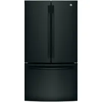 GE 36" 26.7 Cu. Ft. French Door Refrigerator with Water Dispenser (GNE27JGMBB) - Black