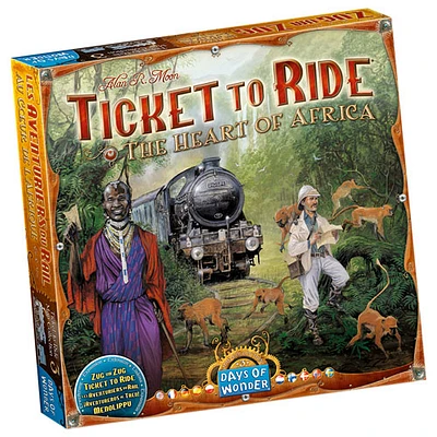 Ticket to Ride: The Heart of Africa Board Game - English