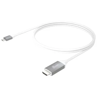 j5create 1.91m (6.26 ft.) USB-C to 4K HDMI Cable (JCC153G)