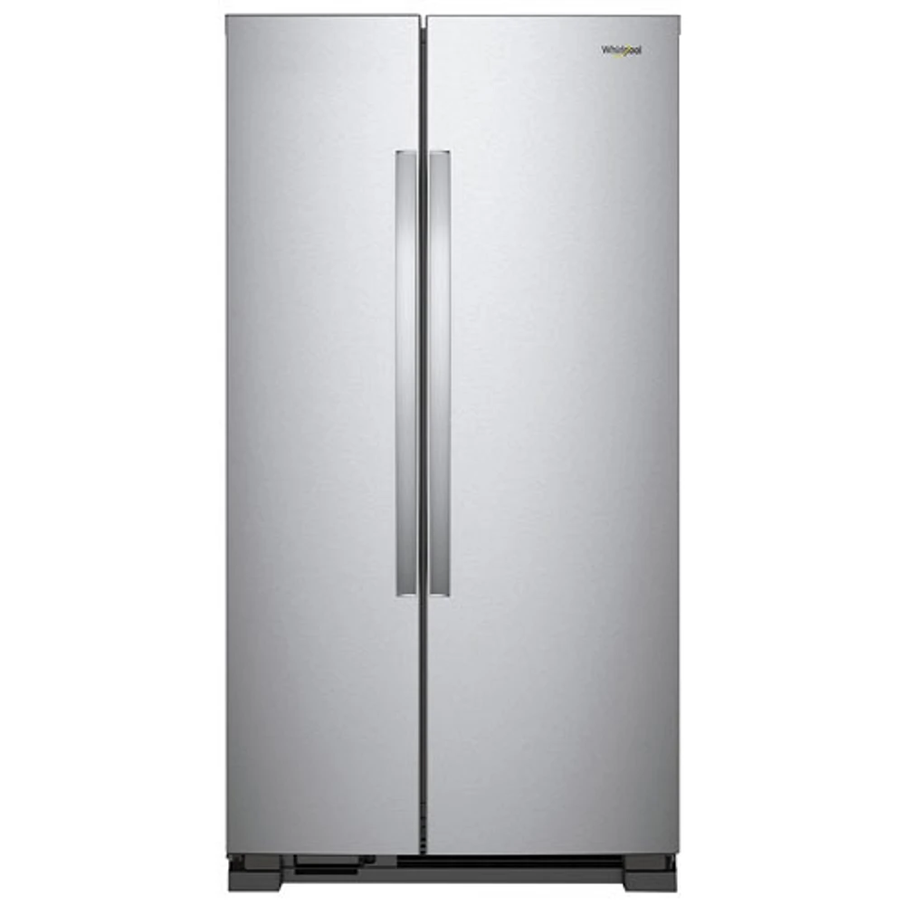 Whirlpool 34" Side-By-Side Refrigerator (WRS312SNHM) - Stainless Steel - Open Box-Perfect Condition