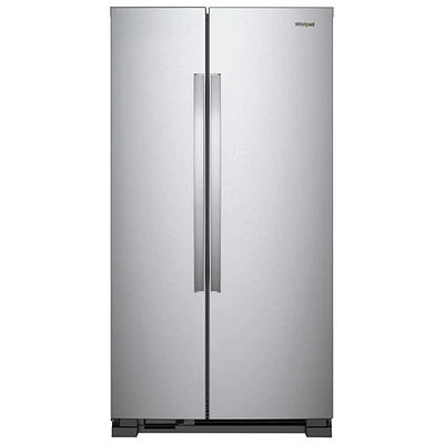 Whirlpool 34" Side-By-Side Refrigerator (WRS312SNHM) - Stainless Steel - Open Box-Perfect Condition