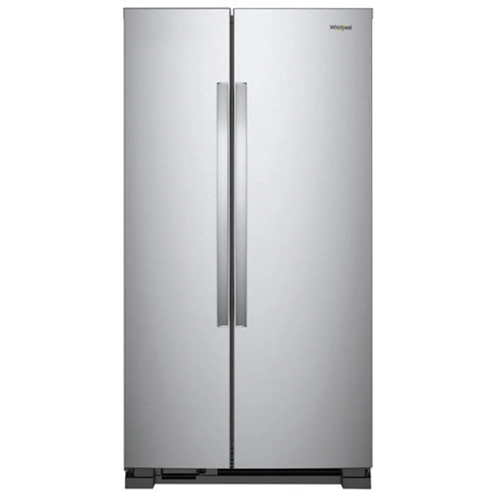 Whirlpool 33" Side-By-Side Refrigerator (WRS312SNHM) - Stainless Steel - Open Box - Scratch & Dent